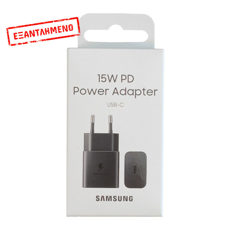 Φορτιστής Ταξιδίου Samsung Fast Charging EP-T1510NBEGEU 15W Μαύρο