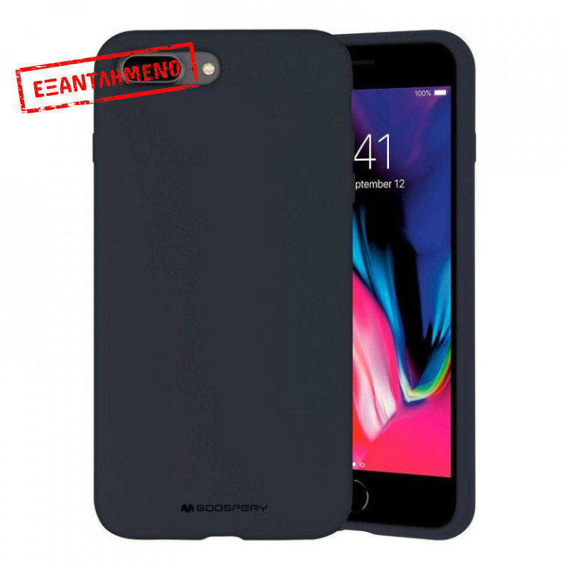 Θήκη Goospery Silicone για Apple iPhone 7 Plus/ 8 Plus Μπλε