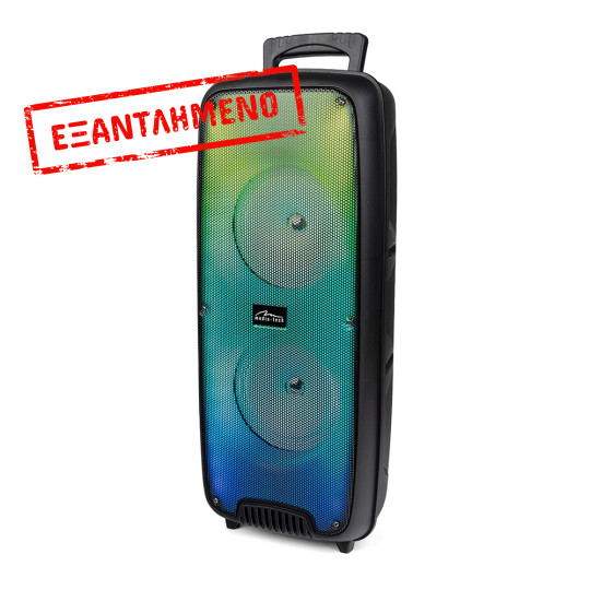 Φορητό Ηχείο Bluetooth Media-Tech Karaoke Flamezilla MT3178 20W RMS 1000W PMPO AUX-IN 3,5mm BT 5.0 USB Micro-SD με Ραδιόφωνο, LED και Μικρόφωνο