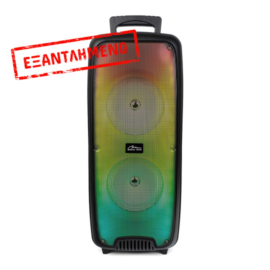 Φορητό Ηχείο Bluetooth Media-Tech Karaoke Flamezilla MT3178 20W RMS 1000W PMPO AUX-IN 3,5mm BT 5.0 USB Micro-SD με Ραδιόφωνο, LED και Μικρόφωνο