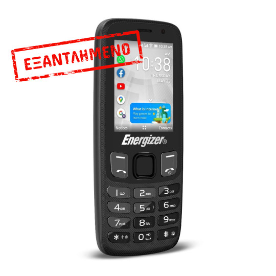 Energizer E242S 512MB/4GB Dual Sim 4G 2.4" KaiOS 1700mAh με Bluetooth 4.0 Μαύρο