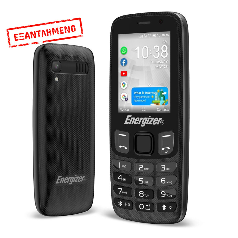 Energizer E242S 512MB/4GB Dual Sim 4G 2.4" KaiOS 1700mAh με Bluetooth 4.0 Μαύρο