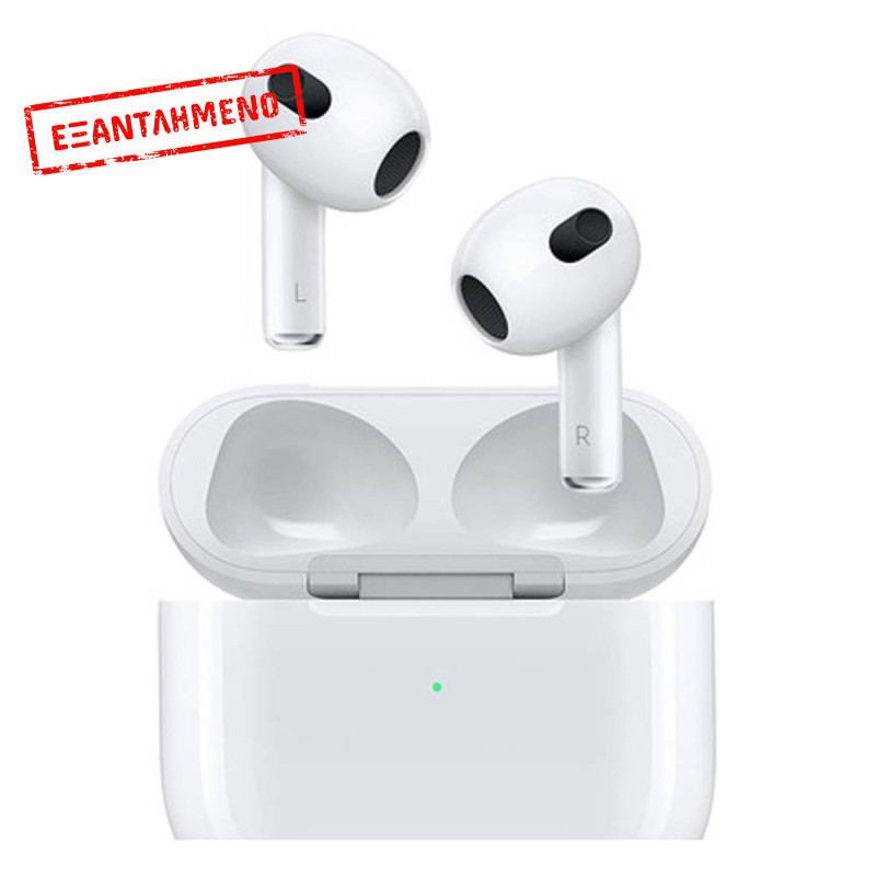 Bluetooth Apple AirPods MPNY3ZM/A 3rd Generation με Θήκη Φόρτισης