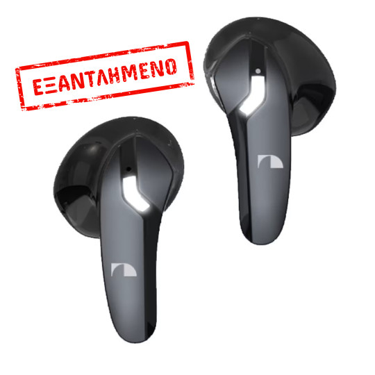 Wireless Hands Free TWS Nakamichi TWG01 BT5.3 IPX5 ENC Low Latency και 20 Ωρες Διάρκεια Μπαταρίας Μαύρα