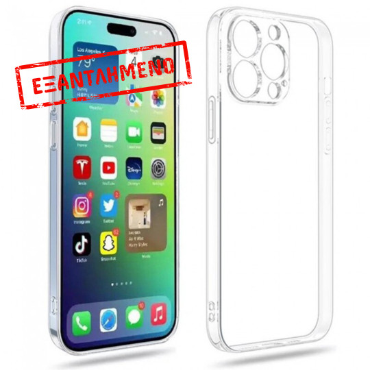 Θήκη TPU Ancus 2.0mm για Apple iPhone 15 Pro Διάφανο