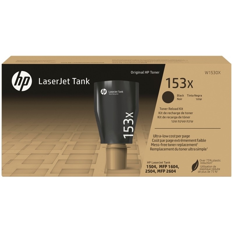 Toner HP 153X W1530X Σελίδες:5000 Μαύρο για LaserJet Tank 1504 MFP 1604 2504 MFP 2604