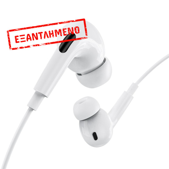 Hands Free Hoco M111 Pro Primero Series Earphones Stereo Lightning Λευκό 1,2μ