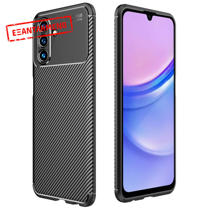 Θήκη Ancus AutoFocus Carbon Fiber για Samsung SM-A156 Galaxy A15 5G / SM-A155 Galaxy A15 4G Μαύρη