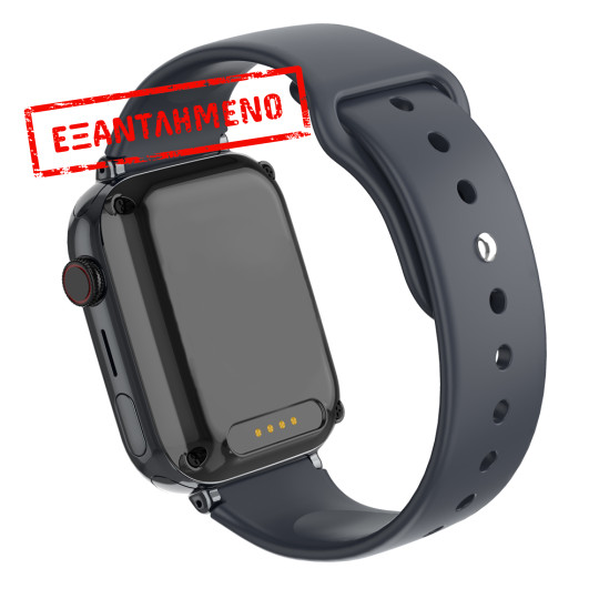 Smartwatch Maxcom FW59 4G GPS IP65 670mAh με 1.85” IPS 20mm Silicon Band και SOS Button Μαύρο με Δυνατότητα Κλήσεων