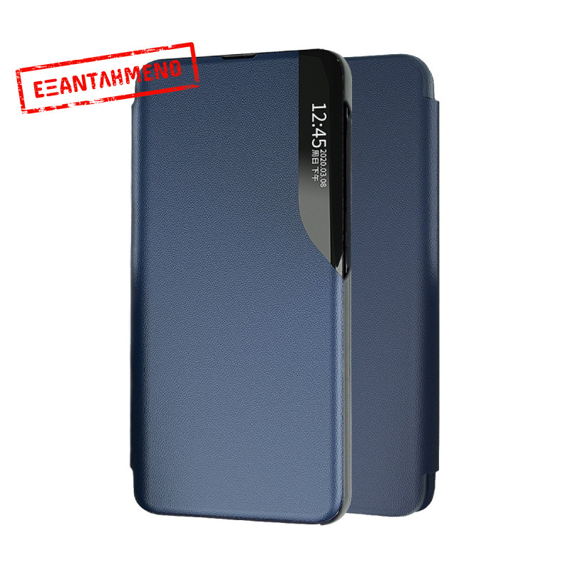 Θήκη Book Ancus Smart Flip για Samsung SM-A057 Galaxy A05s 4G TPU Μπλε