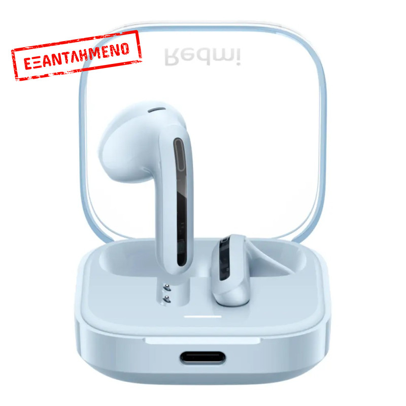 Wireless Bluetooth Xiaomi Redmi Buds 6 Active BHR8394GL Bluetooth v5.4 IPX4 με Noise Cancellation Μπλε