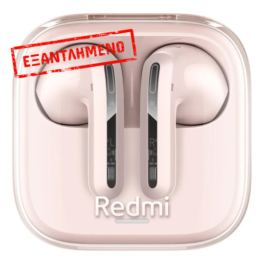 Wireless Bluetooth Xiaomi Redmi Buds 6 Active BHR8395GL Bluetooth v5.4 IPX4 με Noise Cancellation Ροζ