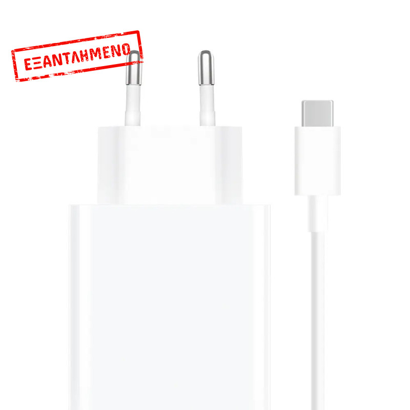 Φορτιστής Ταξιδίου Xiaomi BHR6035EU 67W USB-A με Καλώδιο USB-C Λευκός