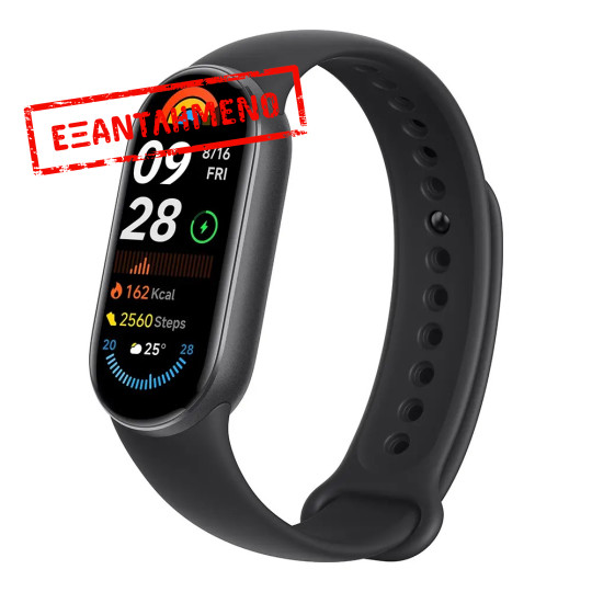 Xiaomi Smart Band 9 BHR8337GL Αδιάβροχο έως 5ATM 233mAh 1.62" AMOLED Οθόνη Μαύρο