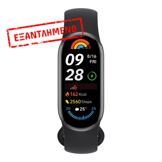 Xiaomi Smart Band 9 BHR8337GL Αδιάβροχο έως 5ATM 233mAh 1.62" AMOLED Οθόνη Μαύρο