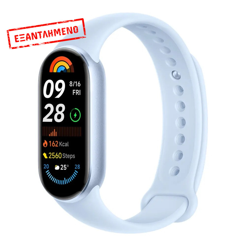 Xiaomi Smart Band 9 BHR8346GL Αδιάβροχο έως 5ATM 233mAh 1.62" AMOLED Οθόνη Μπλε