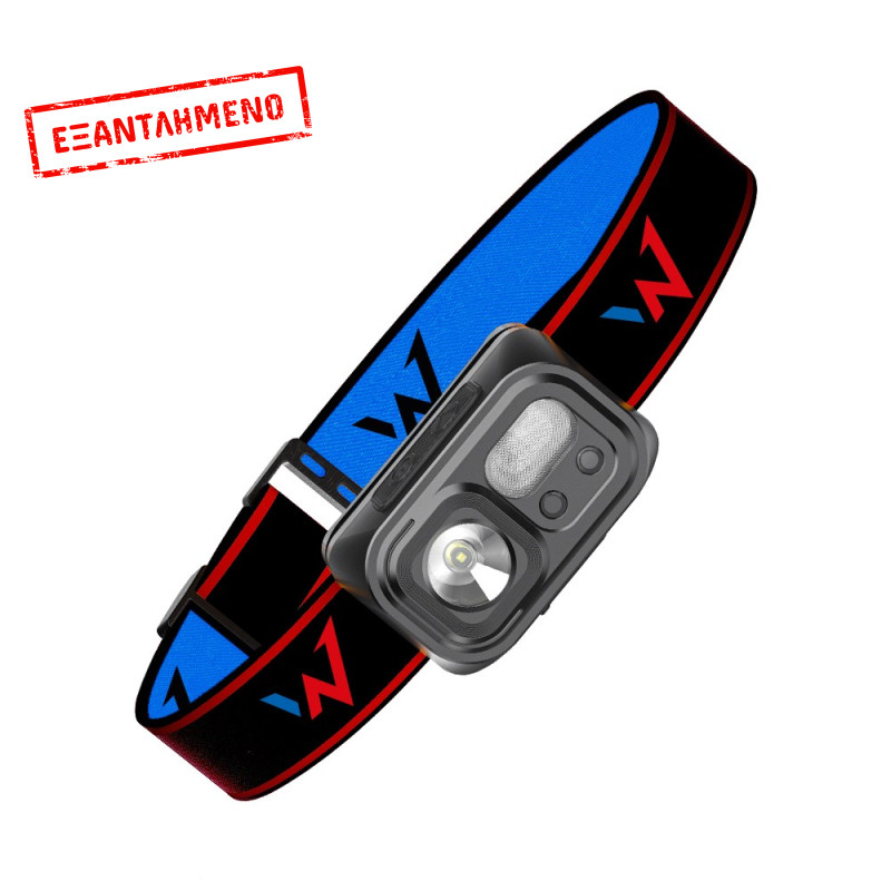 Επαναφορτιζόμενος Φακός Κεφαλής Wonder Wt2201H 150 Lumens Απόσταση Δέσμης: 120m Αυτονομία: 3h Βάρος: 82gr IP44 Μαύρος