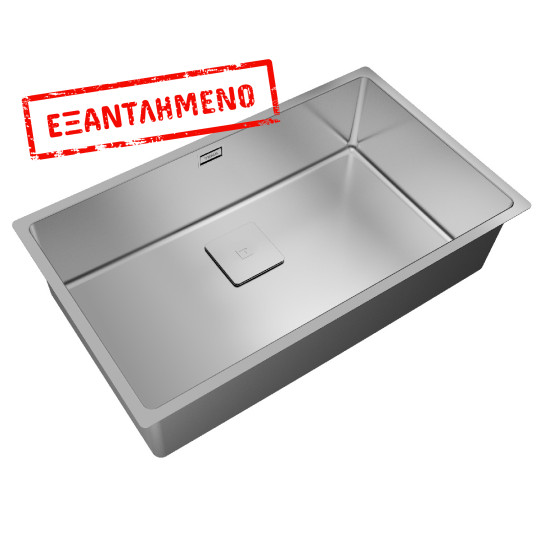 Νεροχύτης Inox TEKA 1 Γούρνα για Ένθετη, Επίπεδη & Υποκαθήμενη Τοποθέτηση 75x44cm FLEXLINEA RS15 71.40