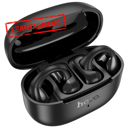 Wireless Hands Free Hoco EA9 Ear Clip and Comfort TWS V5.4 300mAh με 10 Ώρες Λειτουργίας Εναλλαγή Master/Slave Λευκό