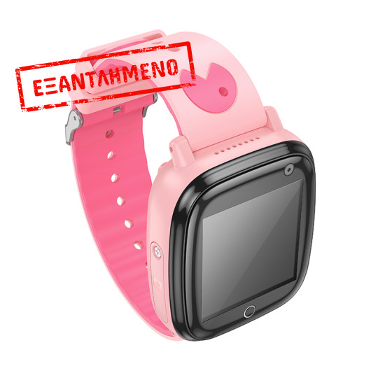 Kids Smartwatch Hoco Y100 2G 400mAh 1.44”  με Δυνατότητα Κλήσεων Ροζ