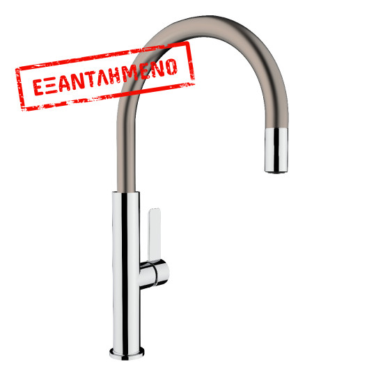 Μπαταρία Νεροχύτη Metallic TEKA Περιστρεφόμενη Easy-Quick FOT 995 3/8”-1/2”TOTAL Titanium Collection