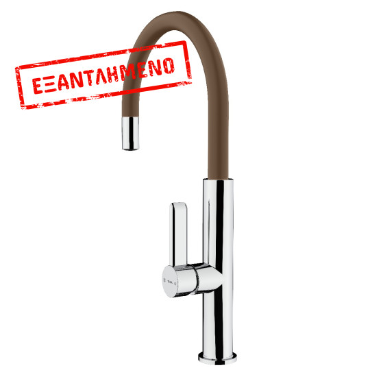 Μπαταρία Νεροχύτη Inox TEKA Περιστρεφόμενη Easy-Quick FOT 995 3/8”-1/2”TOTAL Καφέ