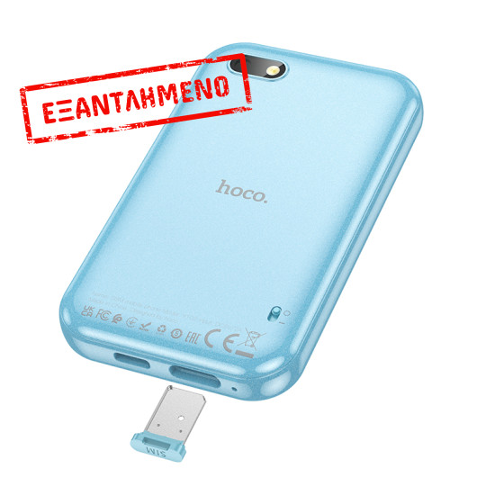 Hoco Y102 Children Phone 2G Nano Card 2.8"  800mAh με Κάμερα  Μπλε