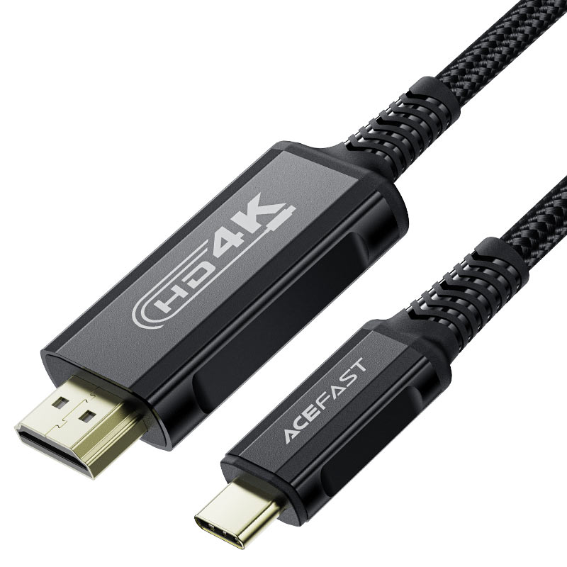 Καλώδιο σύνδεσης Acefast C1-10 USB-C σε HDMI 4K 60Hz HDR 1.8m Μαύρο Braided