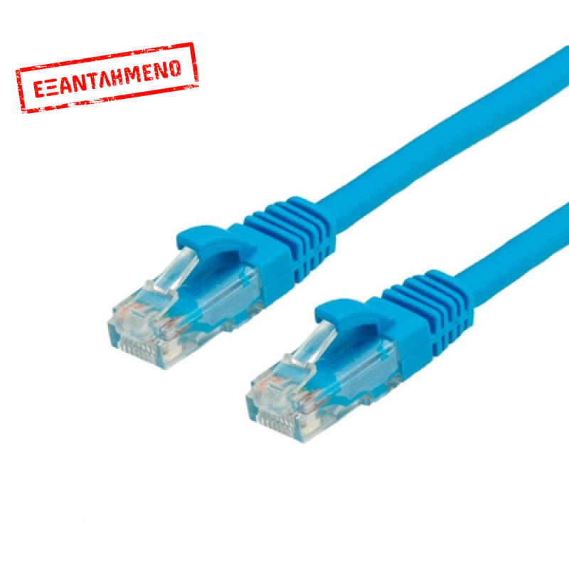 CAT-6 MOLDED PATCHCORD 5M BLUE