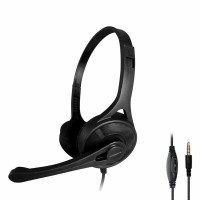 Oakorn S1 Headphones, Microphone, 3.5mm, Black