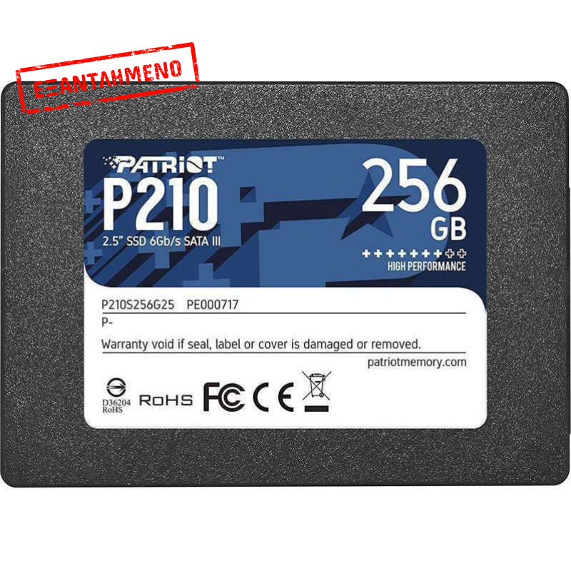 SSD Patriot P210 256GB