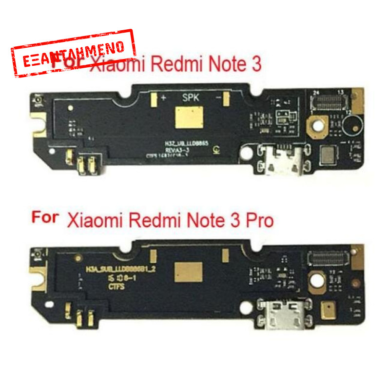 Xiaomi Redmi Note 3 πλακέτα με USB, μικρόφωνο