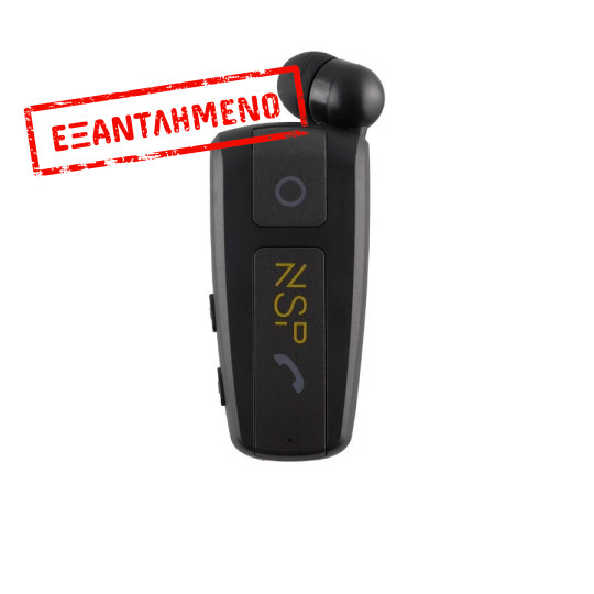 Ακουστικό Bluetooth V5.3 Retractable Clip on Headset Vibration + Anti-Lost NSP BN220