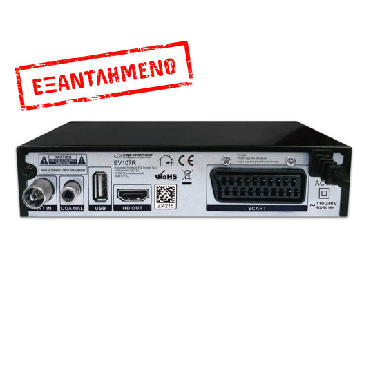Esperanza αποκωδικοποιητής DVB-T2 H.265/HEVC EV106R