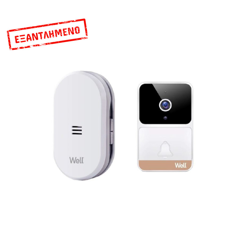 Κουδούνι Smart Video WiFi AC/AC 45 μελωδιών DOORBELL-CHARM-WL