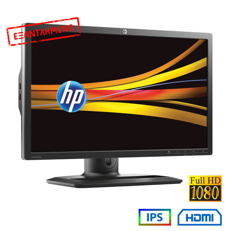 Used Monitor ZR2240w IPS LED/HP/22\\"FHD/1920x1080/Wide/Black/D-SUB & DVI-D & DP & HDMI & USB Hub