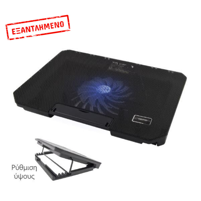 Esperanza Cooling Pad For laptop έως 15.6 μαύρο  EA141