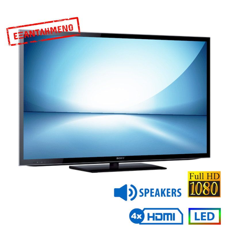 Used TV KDL-55HX753 LED/Sony/55\\"FHD/1920x1080/Black/w/Speakers/D-SUB & 4xHDMI & RJ45 & DVB-T