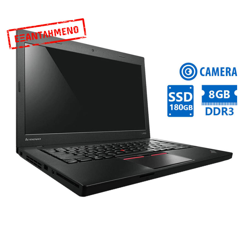 Lenovo ThinkPad T450 i5-5300U/14\\"/8GB DDR3/180GB SSD/No ODD/Camera/8P Grade A Refurbished Laptop