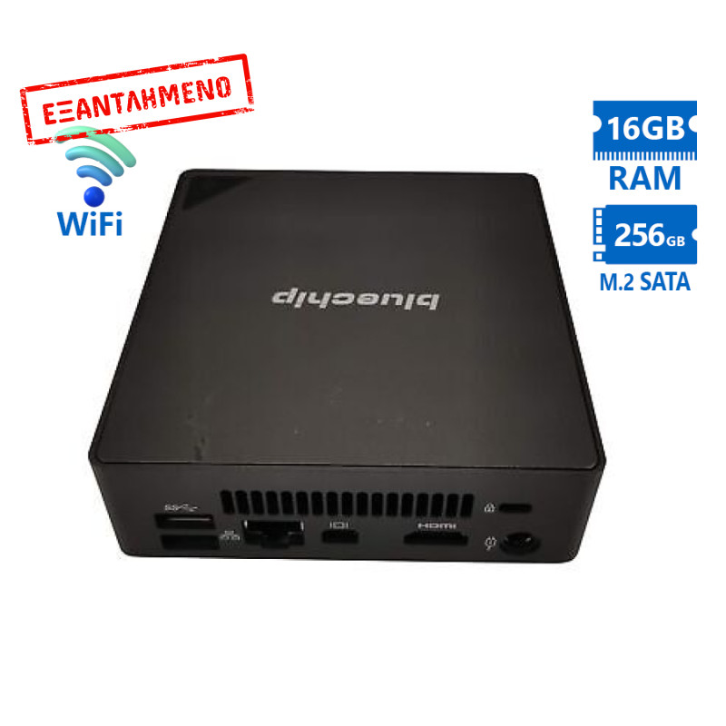 Bluechip Businessline S1651 NUC WiFi i5-6200U/16GB DDR3/250GB M.2 SATA/No ODD/7P Grade A Refurbished
