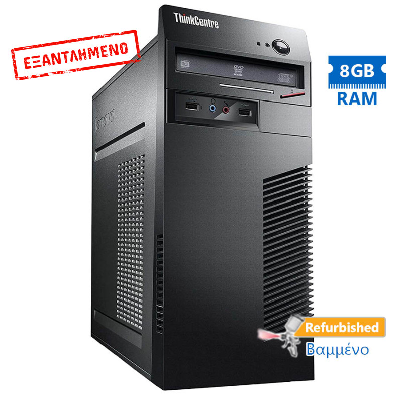 Lenovo M73 Tower i3-4130/8GB DDR3/500GB/DVD/7P Grade A+ Refurbished PC